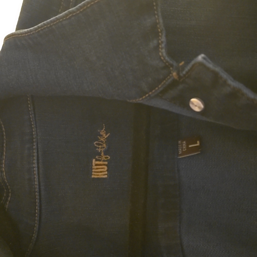 Kut from the kloth denim jacket size Large